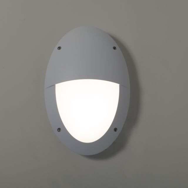 Latina II 12w 4000K LED Oval Eyelid Bulkhead White