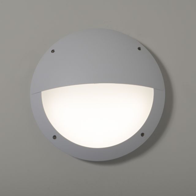 Latina II 12w 4000K LED IP66 Polycarb Eyelid Bulkhead White