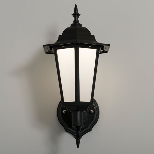 Manta 7w 4000K LED Polycarb Upward Lantern Black