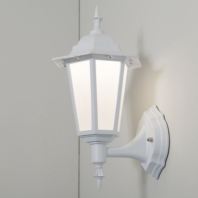 Manta 7w 4000K LED Polycarb Upward Lantern White