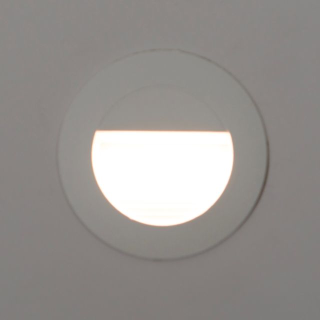 Mini Carpio Cool White LED Round Recessed Wall Light
