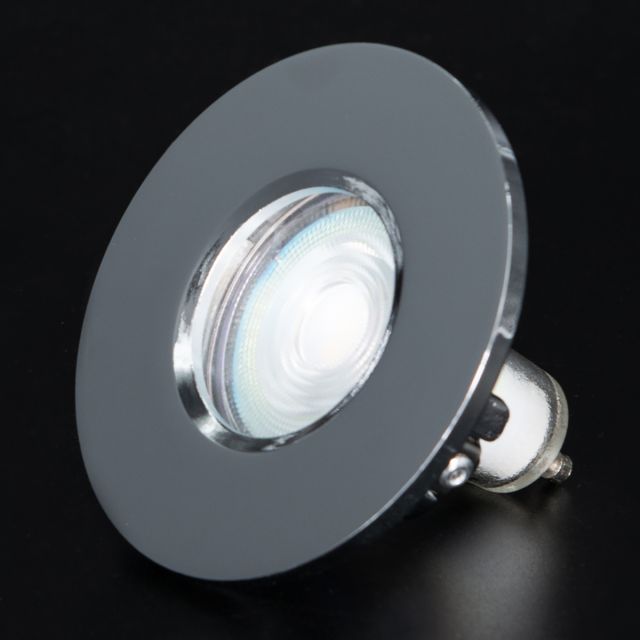 Firebreak Qr GU10 IP65 Chrome Bezel